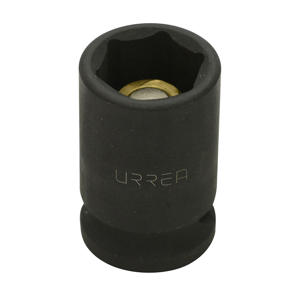Dado de impacto con imán en pulgadas cuadro de 3/8", 6 puntas, 1/2", Urrea