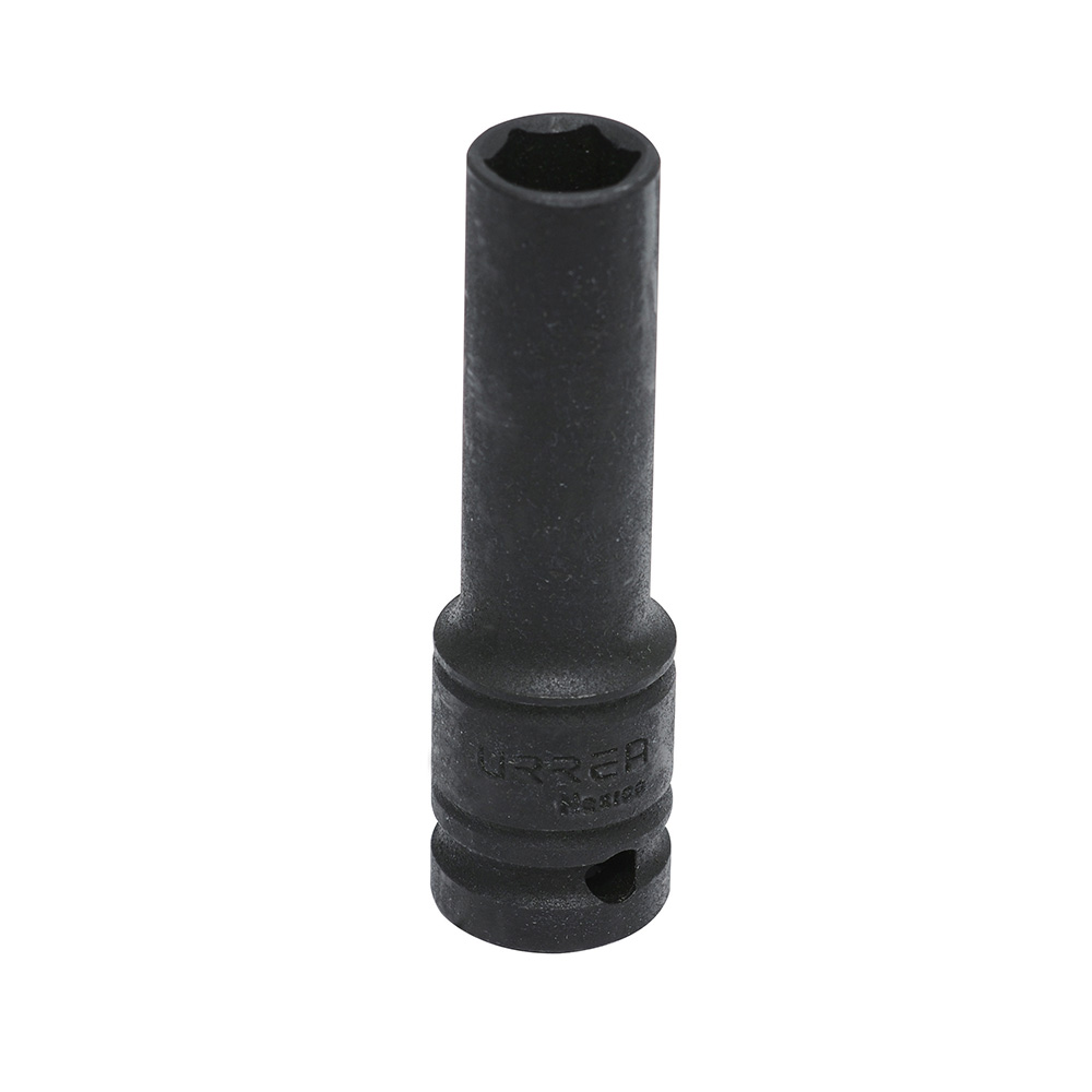 Dado de impacto largo pared delgada en pulgadas cuadro de 1/2", 6 puntas, 7/16", Urrea