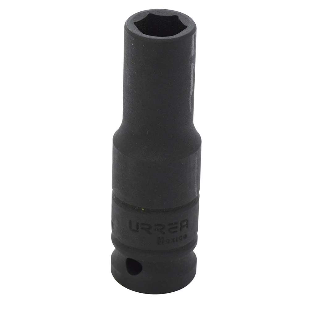 Dado de impacto largo en pulgadas cuadro de 1/2", 6 puntas, 9/16", Urrea