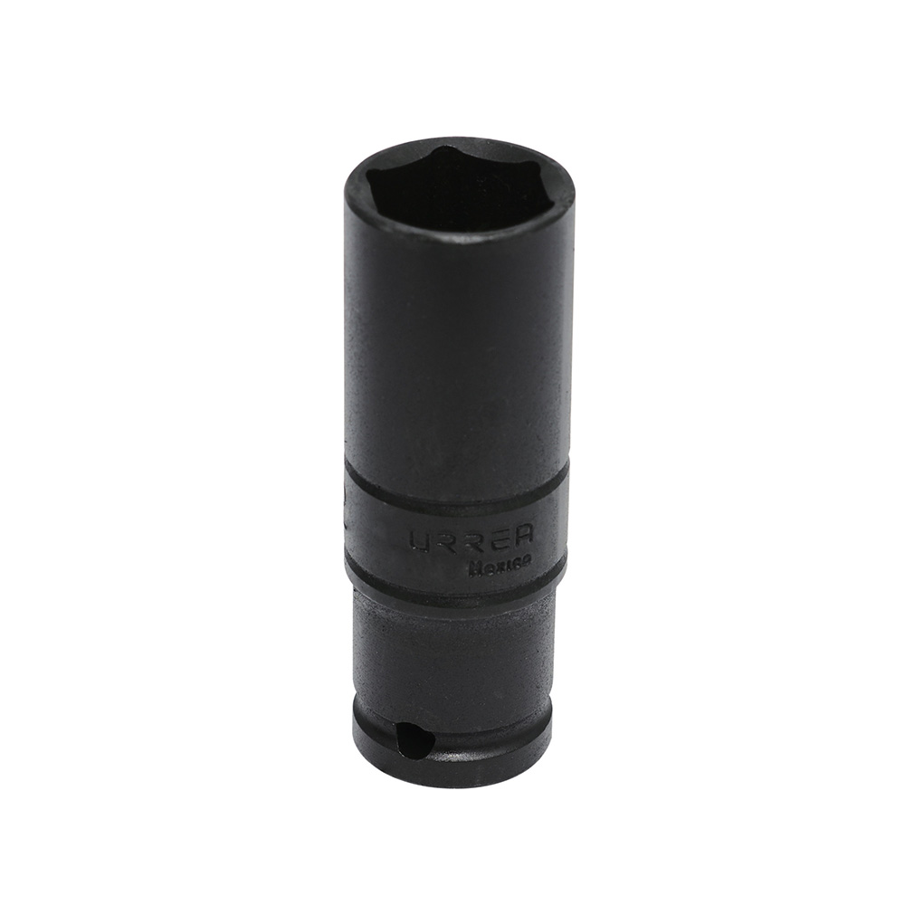 Dado de impacto largo pared delgada métrico cuadro de 1/2", 6 puntas, 22 mm, Urrea