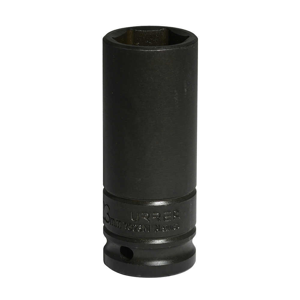 Dado de impacto largo métrico cuadro de 1/2", 6 puntas, 23 mm, Urrea