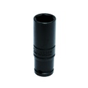 Dado de impacto largo pared delgada métrico cuadro de 1/2", 6 puntas, 23 mm, Urrea