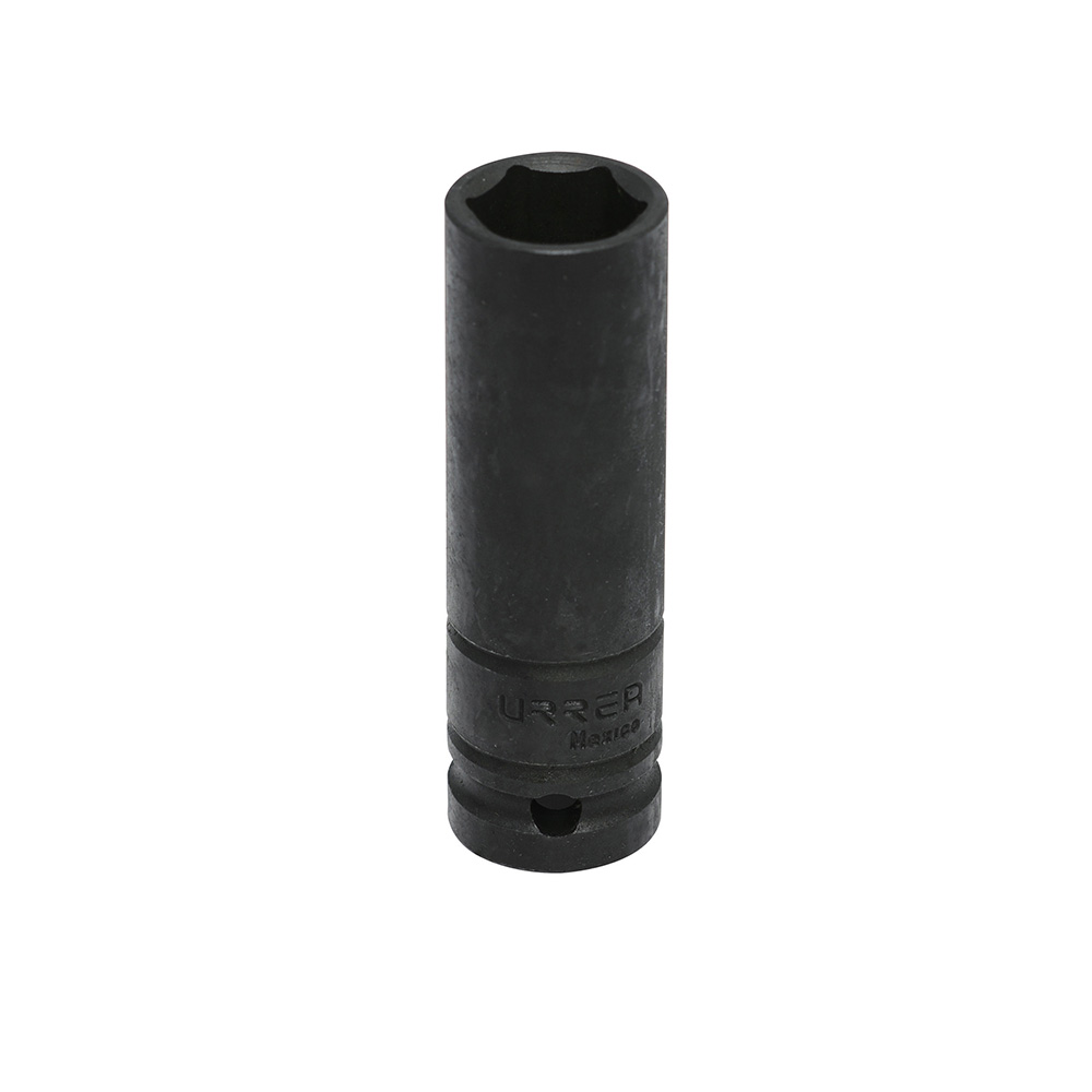 Dado de impacto largo pared delgada en pulgadas cuadro de 1/2", 6 puntas, 3/4", Urrea