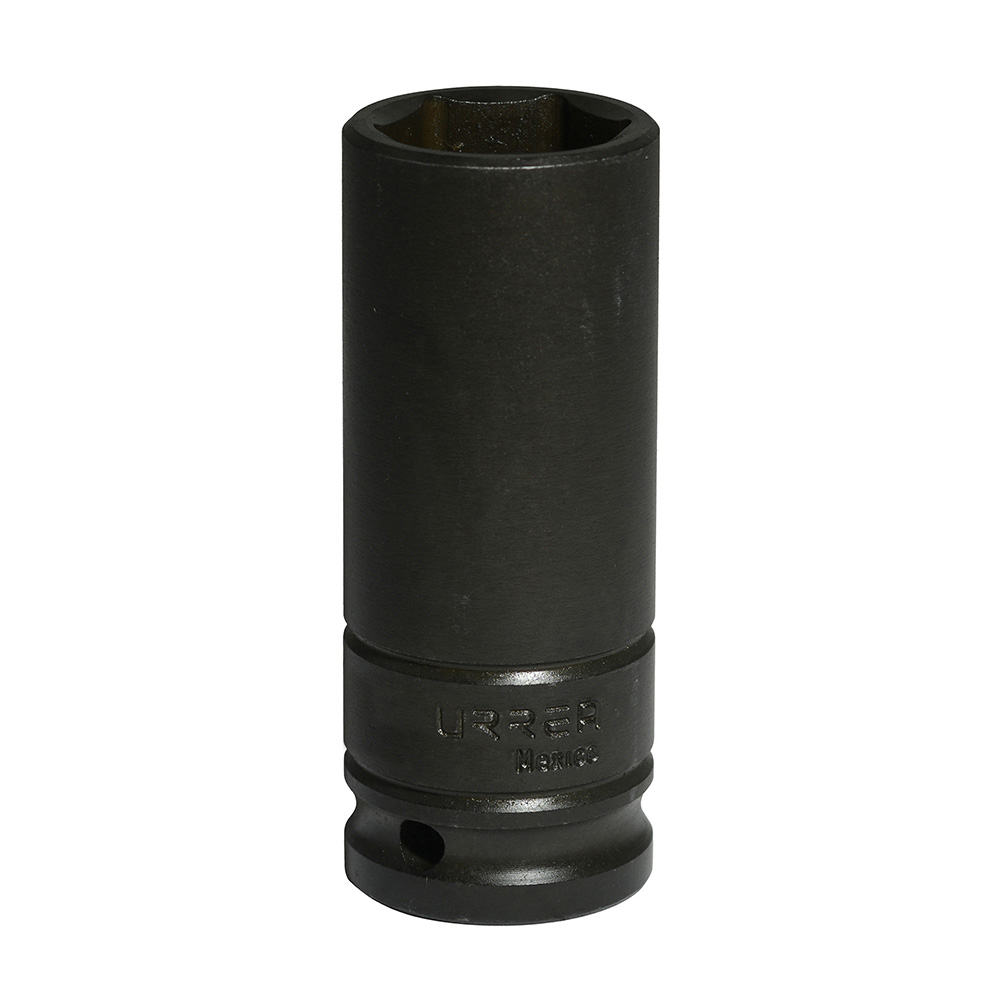 Dado de impacto largo métrico cuadro de 1/2", 6 puntas, 25 mm, Urrea