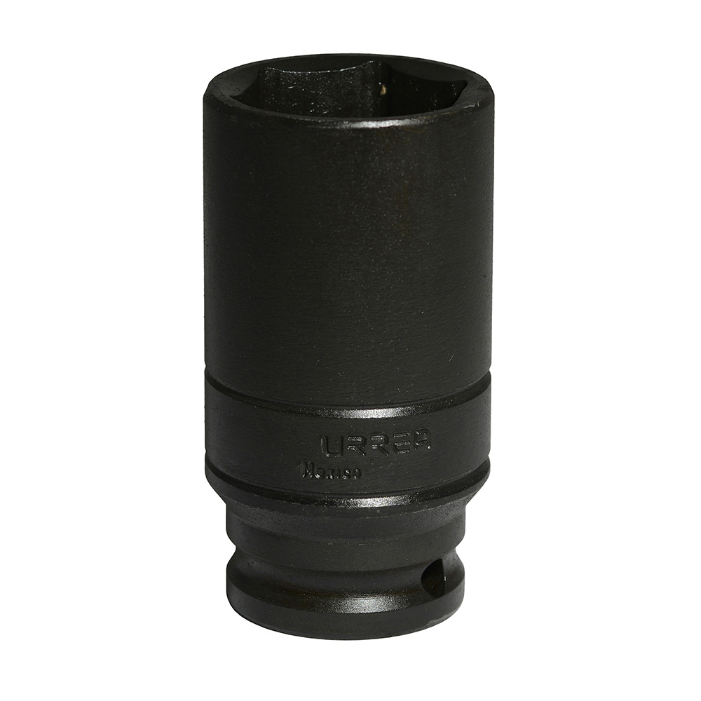 Dado de impacto largo métrico cuadro de 1/2", 6 puntas, 28 mm, Urrea