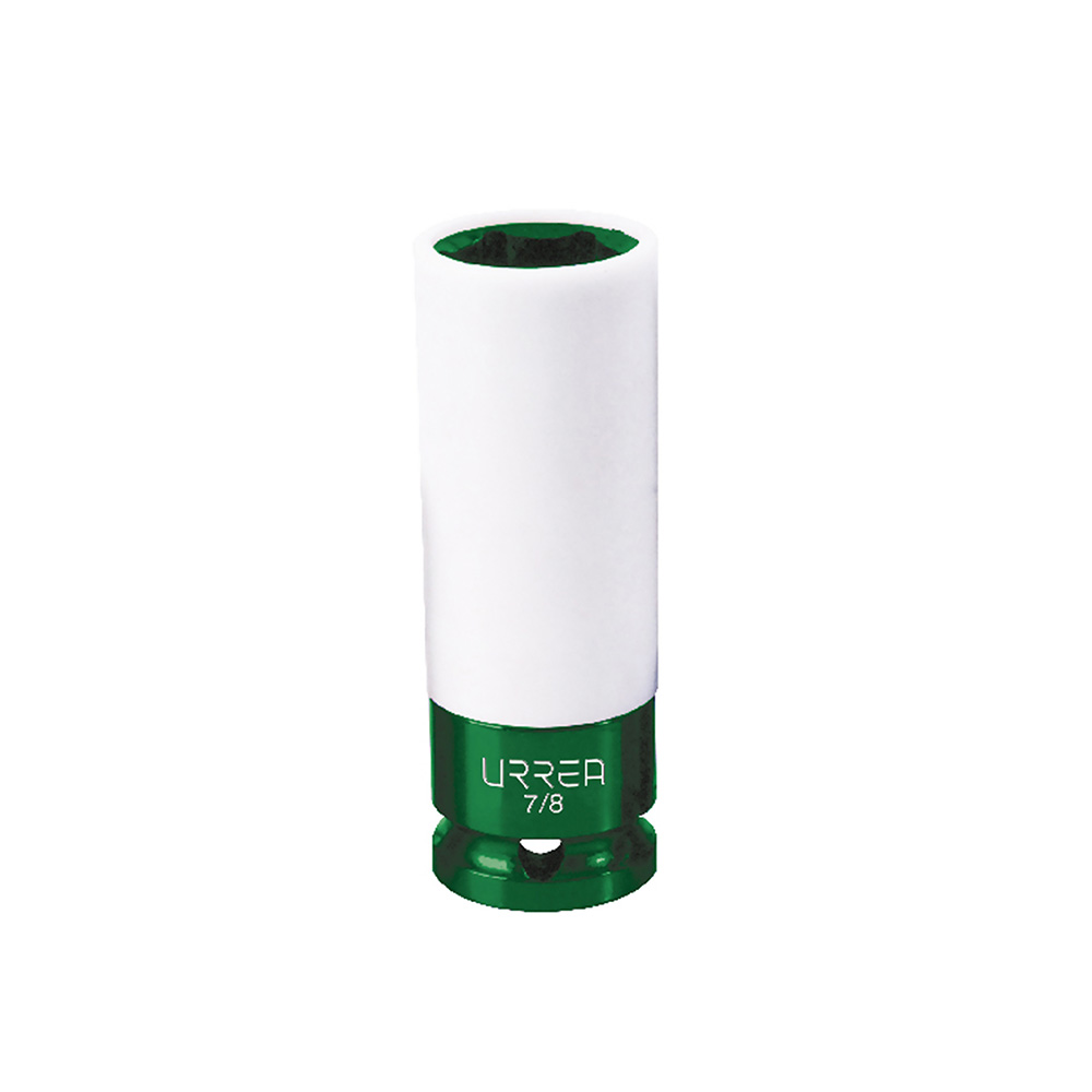 Dado de impacto en pulgadas cuadro de 1/2" con protección Nylamid, 7/8", Urrea