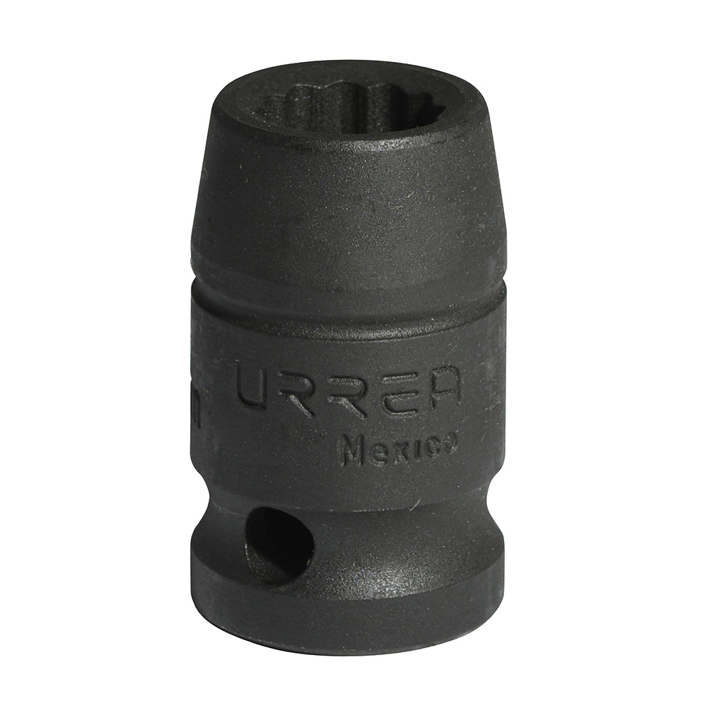 Dado de impacto métrico cuadro de 1/2", 12 puntas, 12 mm, Urrea