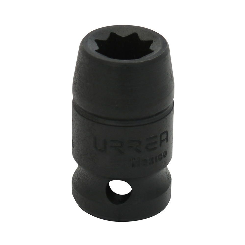 Dado de impacto en pulgadas cuadro de 1/2", 8 puntas, 7/16", Urrea