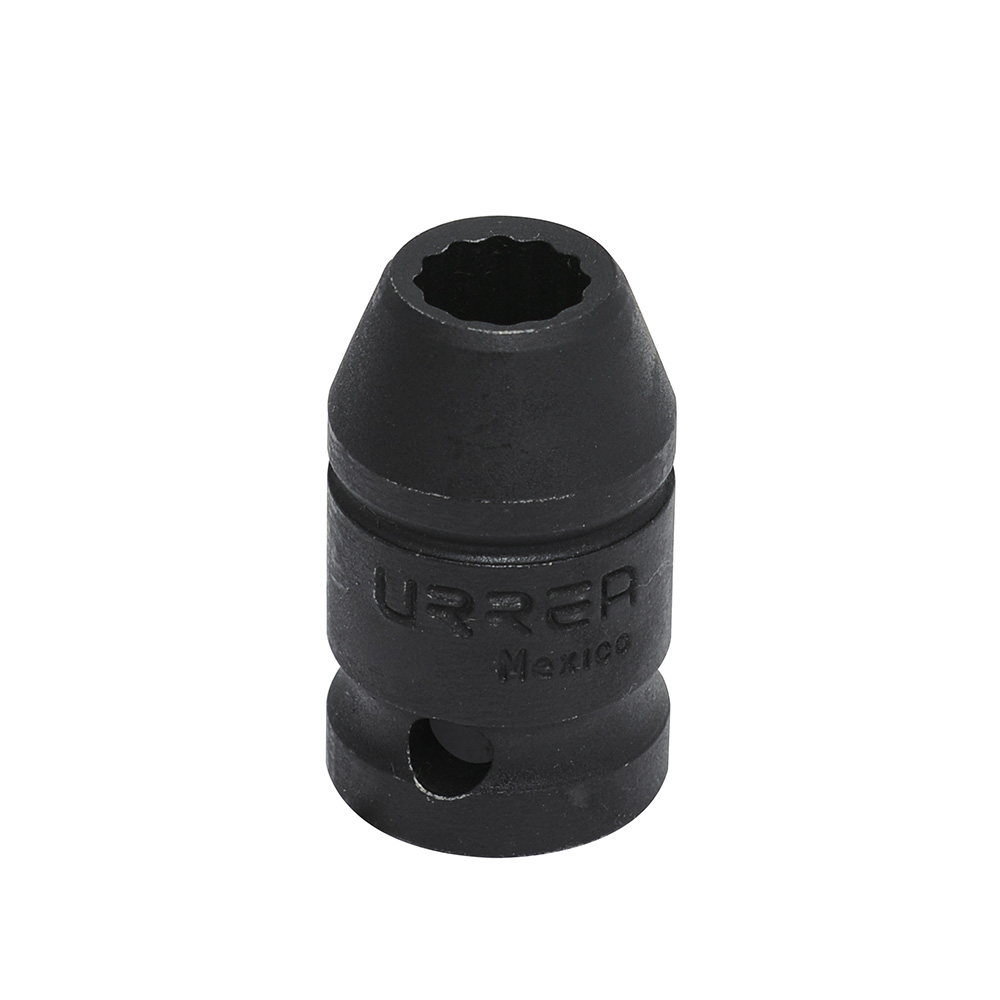 Dado de impacto en pulgadas cuadro de 1/2", 12 puntas, 9/16", Urrea