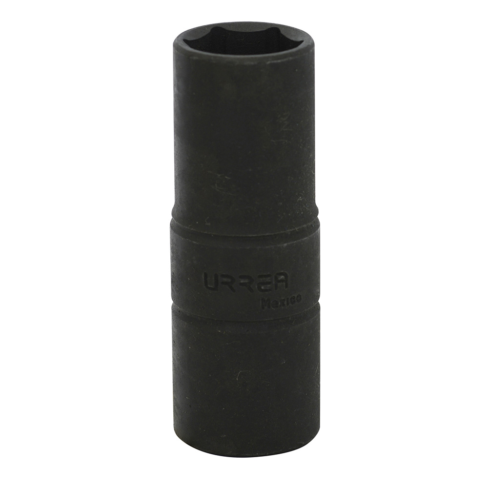 Dado de impacto largo doble boca métrico cuadro de 1/2", 19 x 21 mm, Urrea