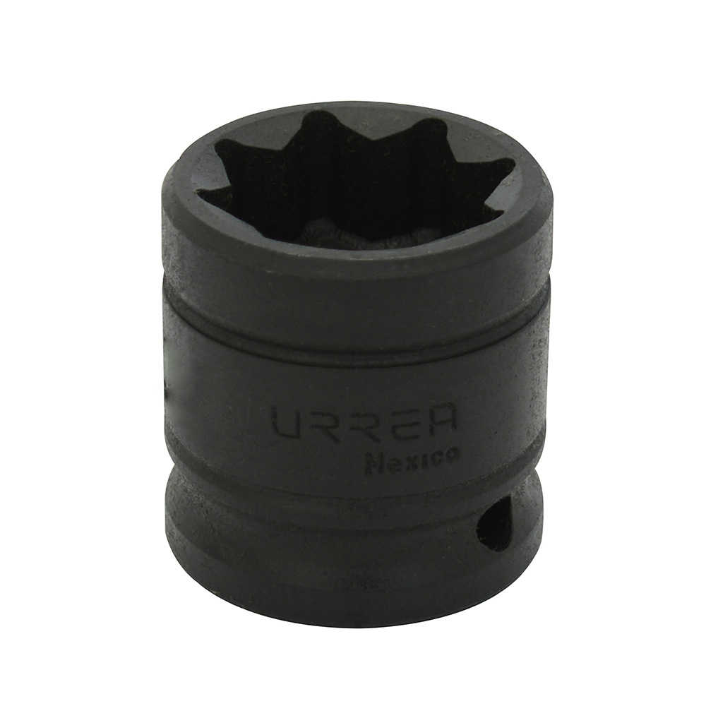 Dado de impacto en pulgadas cuadro de 1/2", 8 puntas, 5/8", Urrea