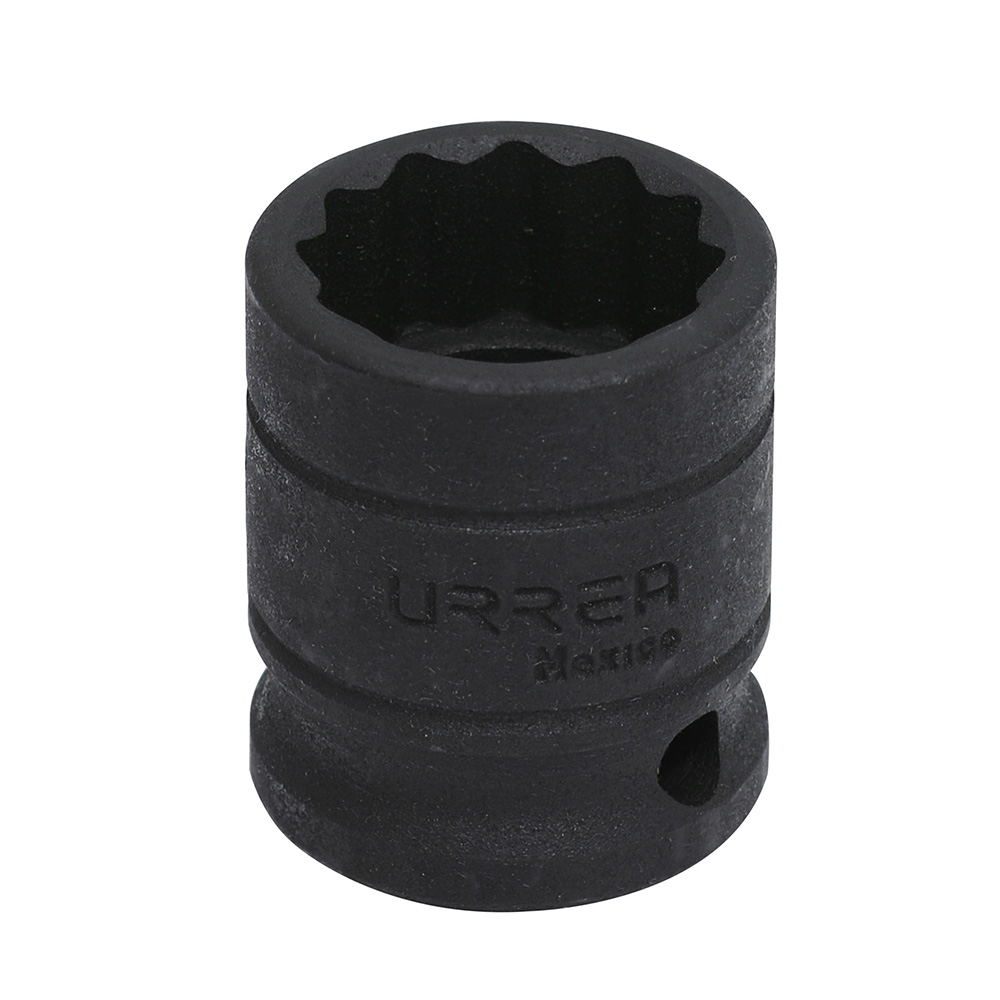 Dado de impacto en pulgadas cuadro de 1/2", 12 puntas, 1", Urrea