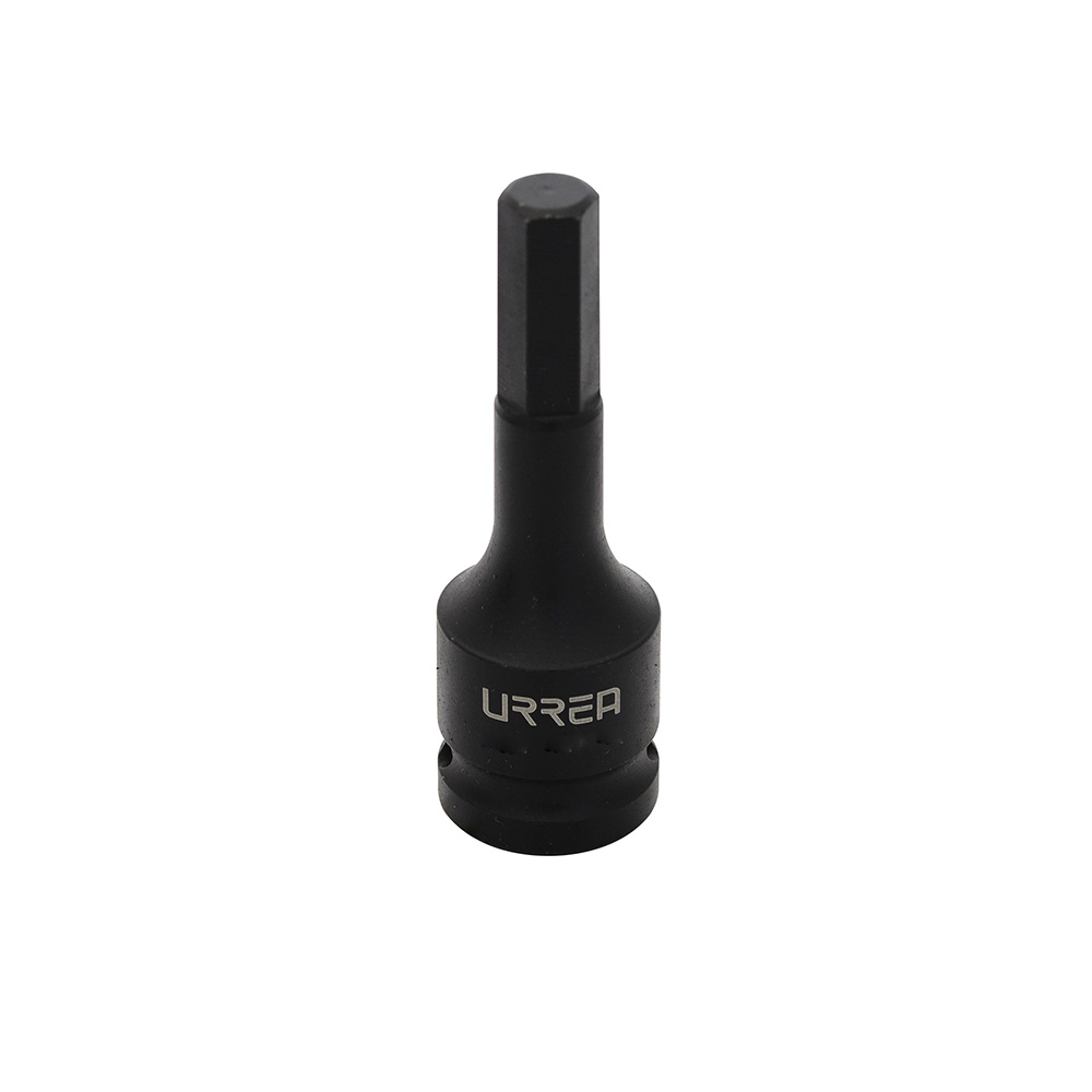 Dado de impacto con punta hexagonal métrico cuadro de 1/2", 6 mm, Urrea