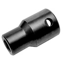 Adaptador de impacto con barreno pasado para puntas hexagonales 5/16", cuadro 1/2", Urrea