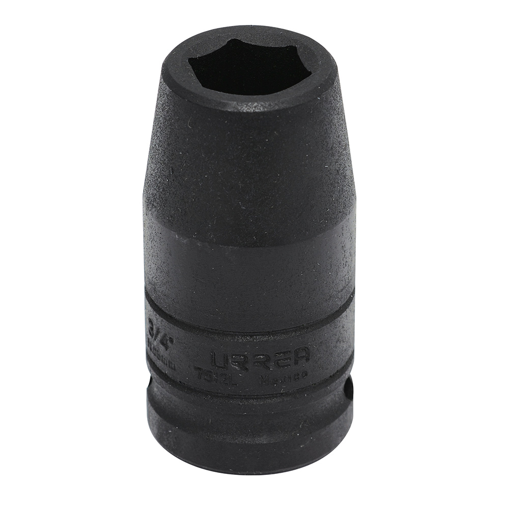 Dado de impacto largo en pulgadas cuadro de 3/4", 6 puntas, 3/4", Urrea