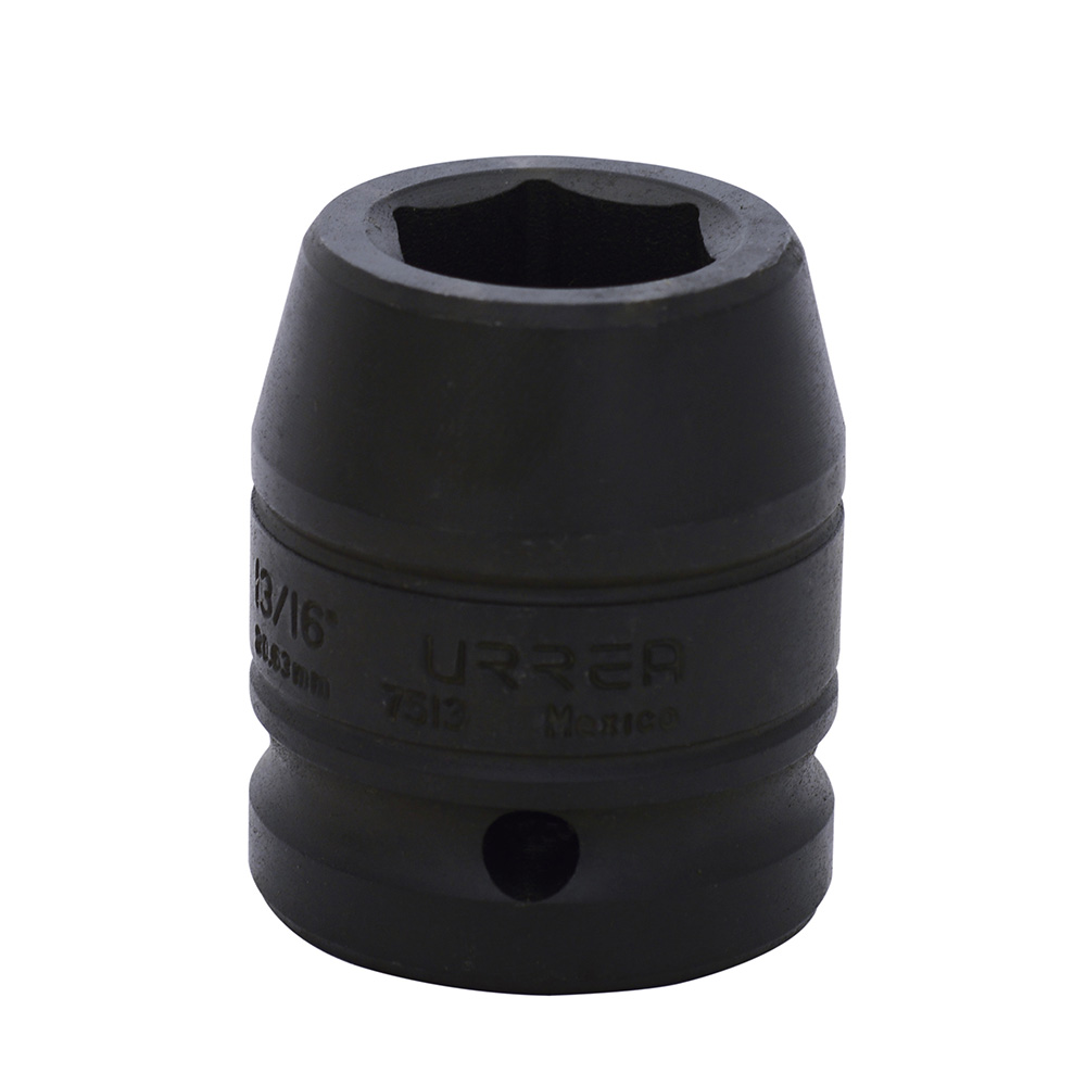 Dado de impacto en pulgadas cuadro de 3/4", 6 puntas, 13/16", Urrea