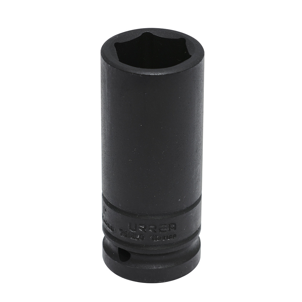 Dado de impacto largo pared delgada en pulgadas cuadro de 3/4", 6 puntas, 1", Urrea
