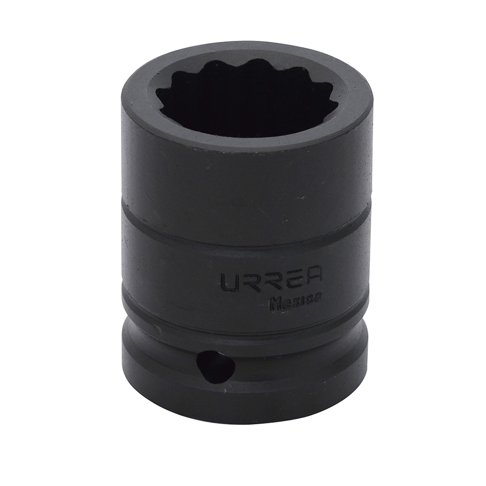 Dado de impacto en pulgadas cuadro de 3/4", 12 puntas, 1-1/8", Urrea