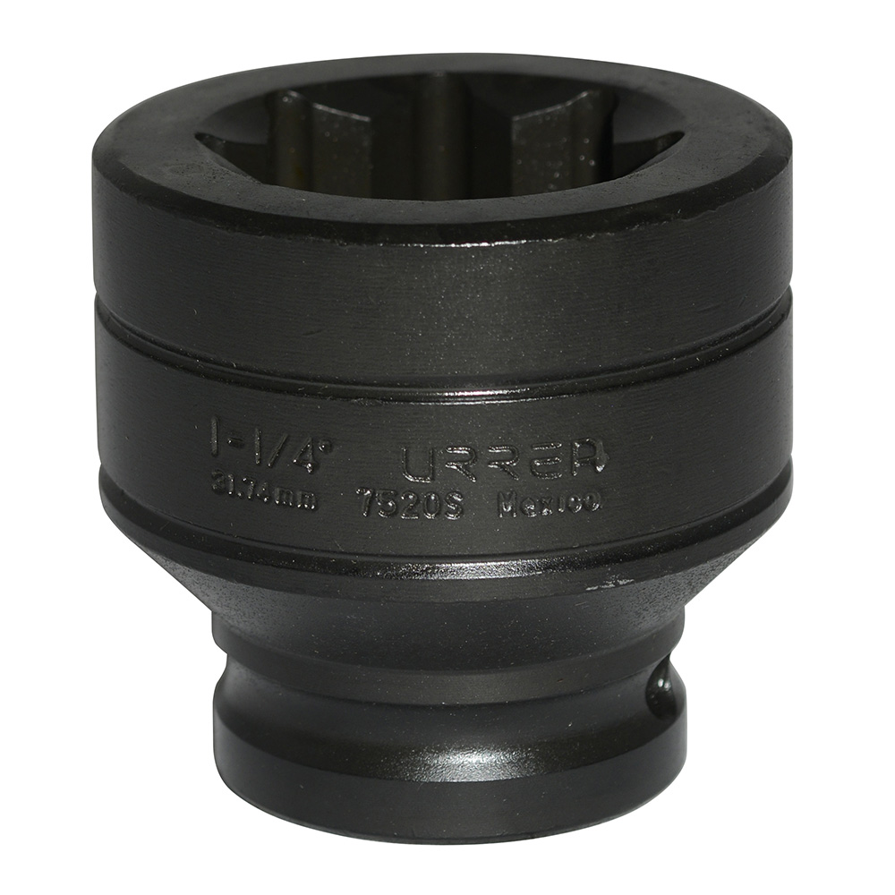 Dado de impacto en pulgadas cuadro de 3/4", 8 puntas, 1-1/4", Urrea