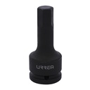 Dado de impacto con punta hexagonal en pulgadas cuadro de  3/4", 1", Urrea