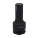 Dado de impacto con punta hexagonal métrico cuadro de  3/4", 12 mm, Urrea