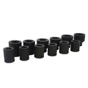 Juego de 12 dados de impacto en pulgadas cuadro de 3/4", 8 puntas, Urrea