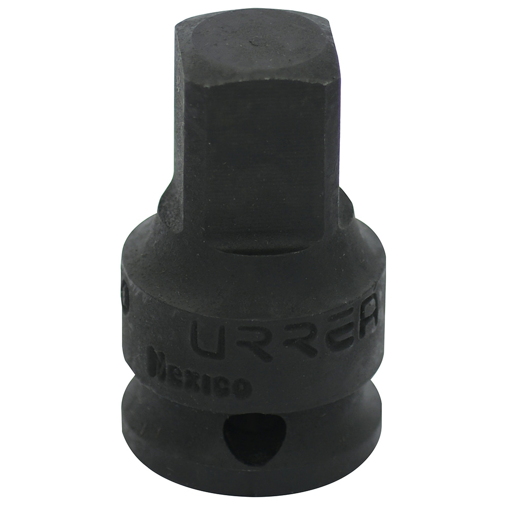 Adaptador con perno para dado de impacto cuadro de 3/8" hembra a 1/2" macho, Urrea