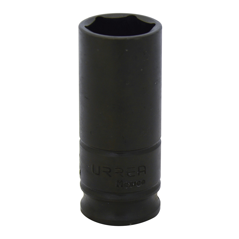 Dado de impacto largo en pulgadas cuadro de 3/8", 6 puntas, 5/8", Urrea