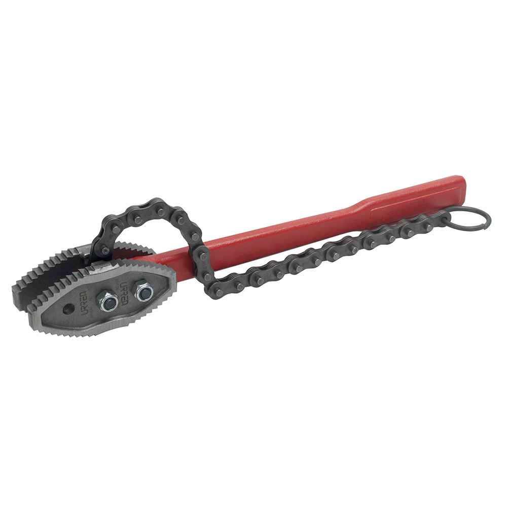 Llave de cadena tipo caimán para tubos de 6", Urrea