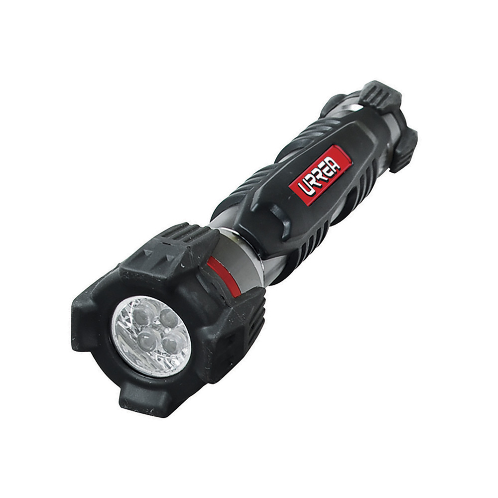 Linterna de LED anti-impacto a baterías, 2 pilas "AA", Urrea