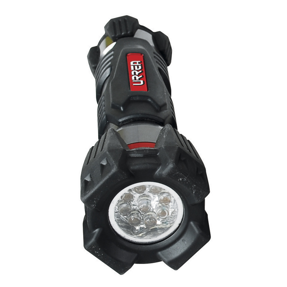 Linterna de LED anti-impacto a baterías, 3 pilas "AAA", Urrea