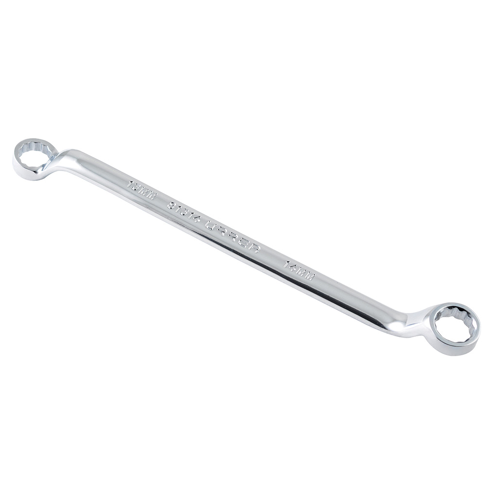 Llave de estrías pulido espejo de 45° métrica, 12 puntas, 13 x 14 mm, Urrea
