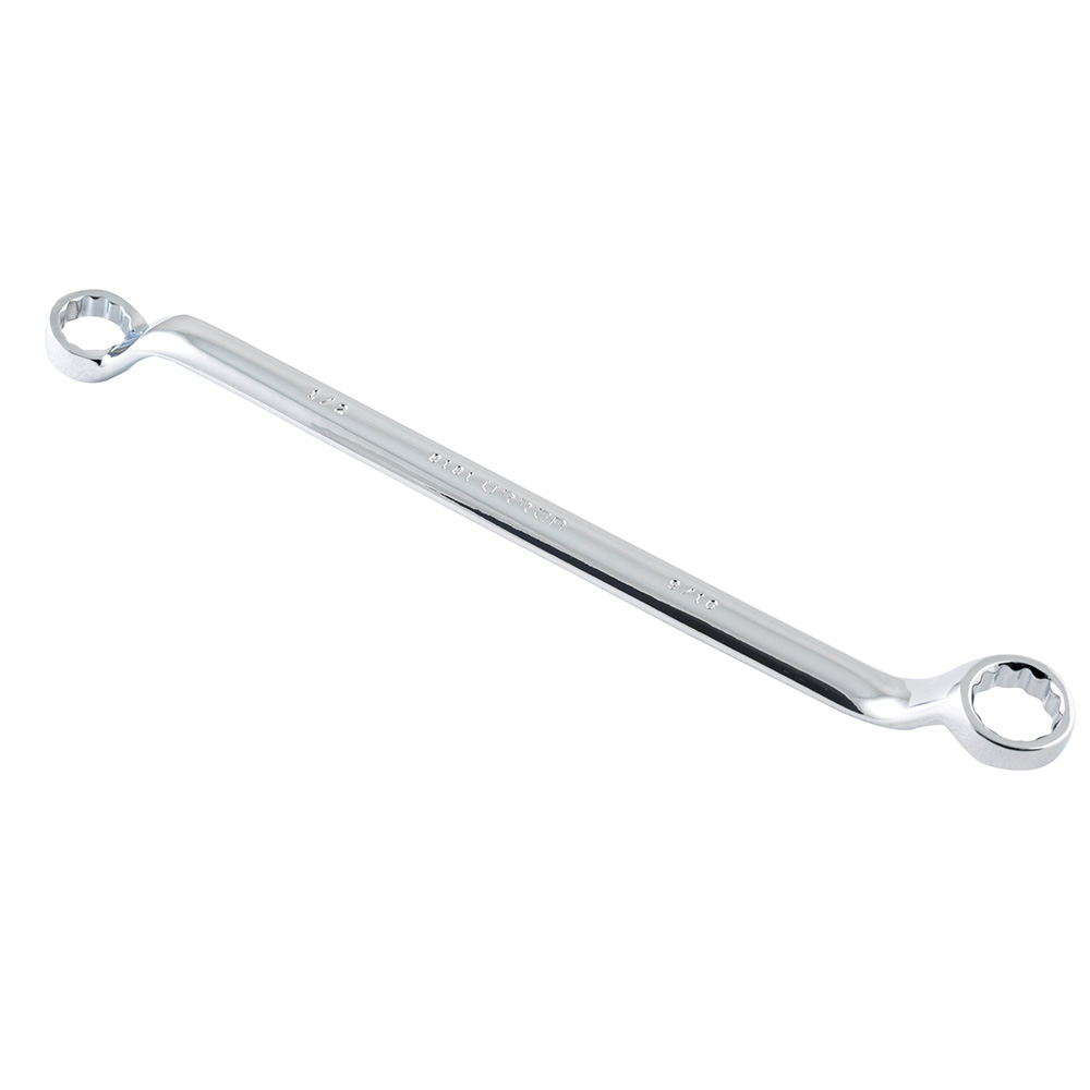 Llave de estrías pulido espejo de 45° en pulgadas, 12 puntas, 1/2" x 9/16", Urrea