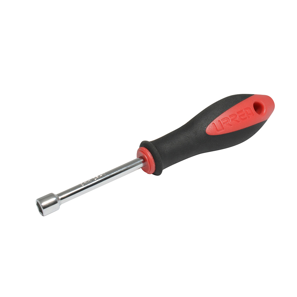 Destornillador con mango bimaterial, de caja en pulgadas 1/4" x 3", Urrea