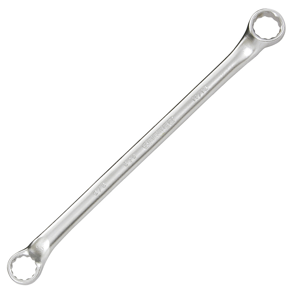 Llave de estrías pulido espejo de 45° en pulgadas, 12 puntas, 5/8" x 11/16", Surtek