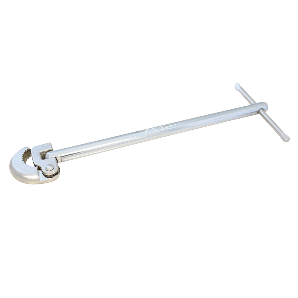 Llave para lavabo cromada 12", Surtek