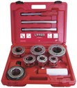 Juego de tarraja para tubo 1/2" a 2" NPT, 9 piezas, Urrea