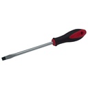 Destornillador con mango bimaterial, punta plana barra redonda 3/8" x 8", Urrea