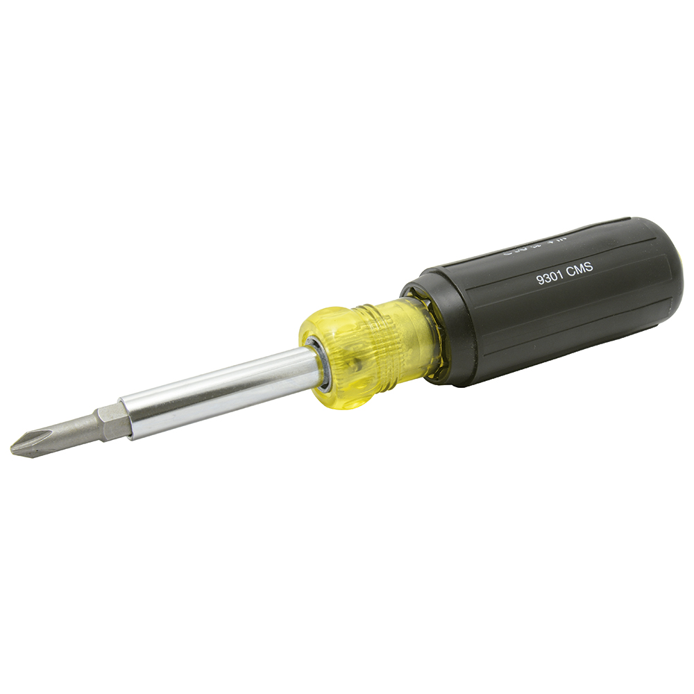 Destornillador con mango cushion grip con puntas intercambiables 5 en 1, Urrea