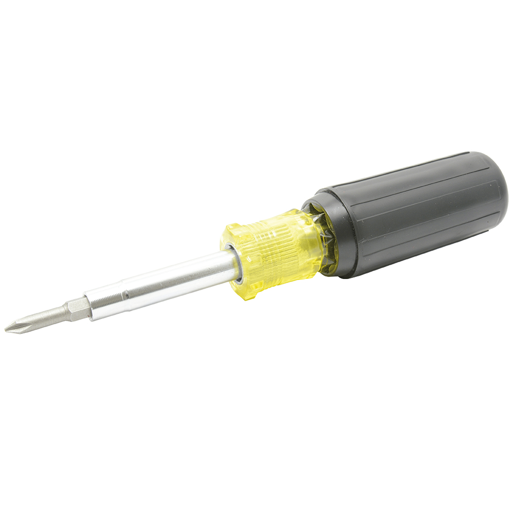 Destornillador con mango cushion grip con puntas intercambiables 6 en 1, Urrea