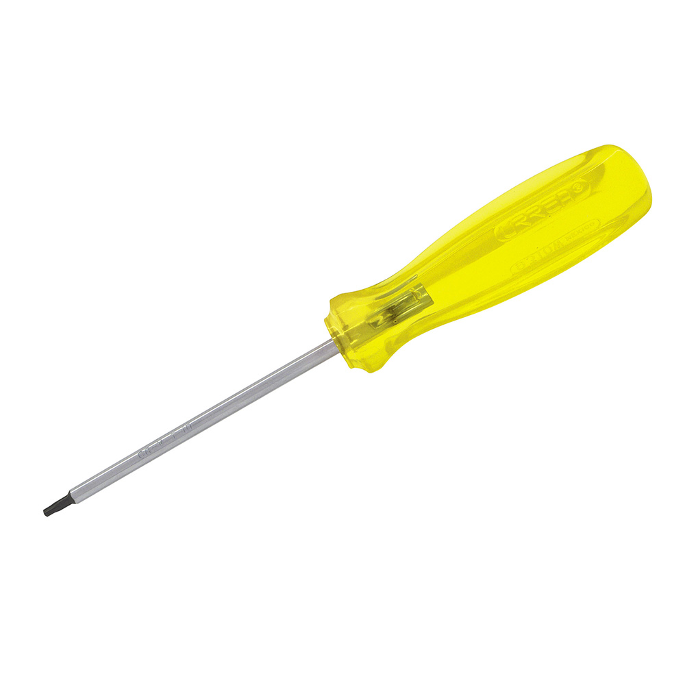 Destornillador con mango ámbar, punta torx barra redonda T27 x 4", Urrea