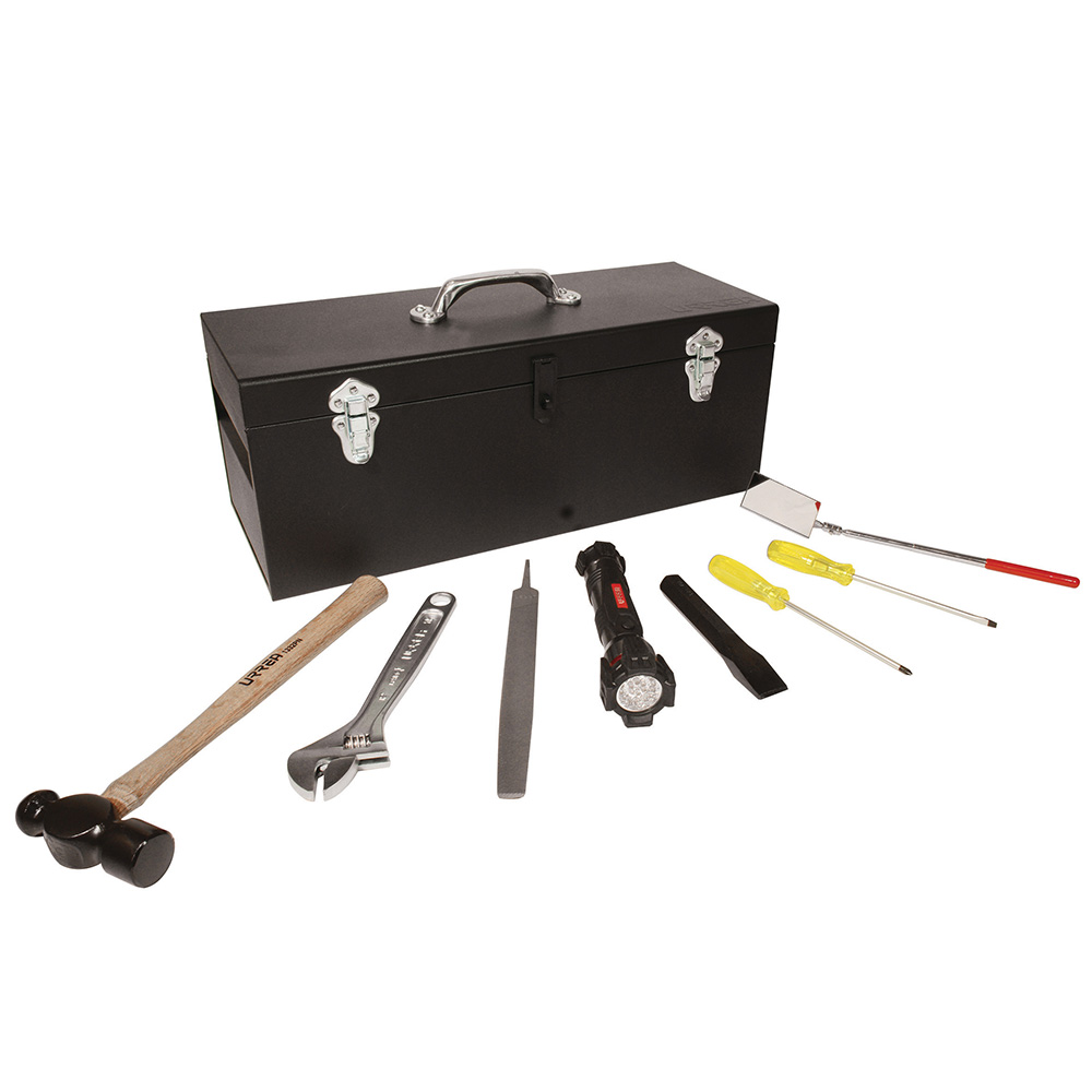 Juego básico industrial para soldador y argonero, 9 piezas con caja D7C20, Urrea