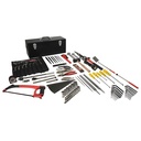 Juego básico industrial para mecánico en pulgadas, 93 piezas con caja D7C20, Urrea