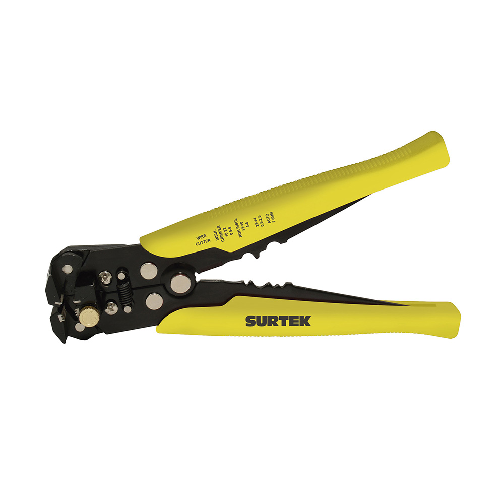 Pinza pelacable 10-24 AWG de  8" automática, Surtek