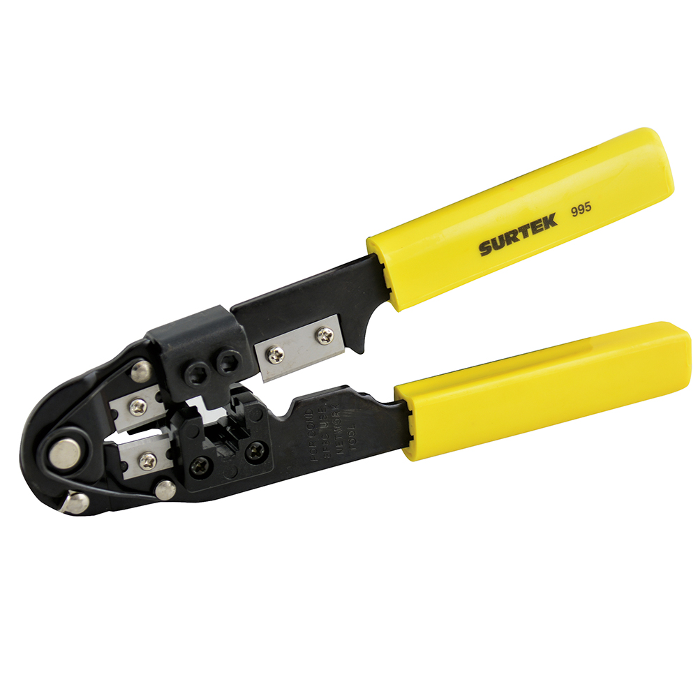 Pinza ponchadora modular 9" para conectores RJ12, Surtek