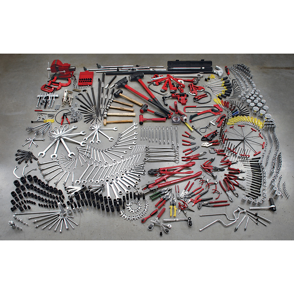 Juego maestro industrial combinado 787 piezas, sin gabinete, Urrea