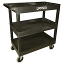 Carro utilitario plástico 35" x 18" 3 niveles, Urrea
