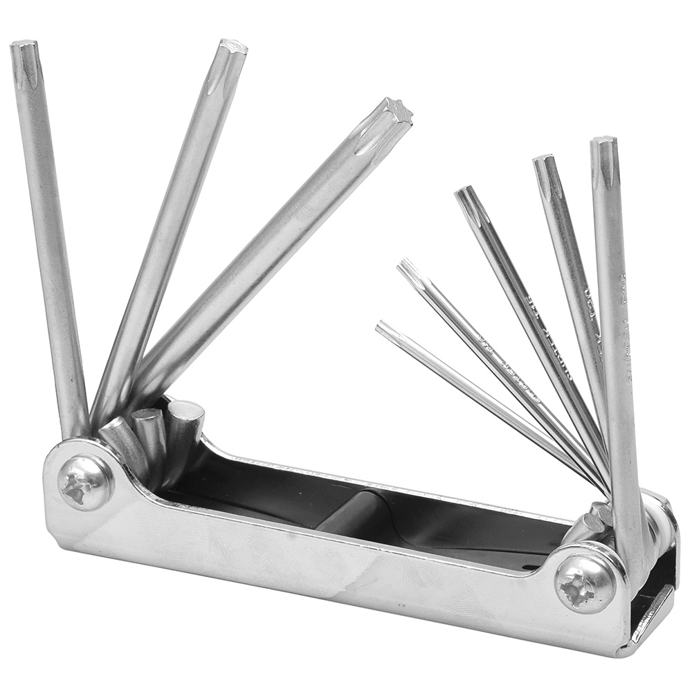 Juego de 8 llaves Torx tipo navaja, Surtek