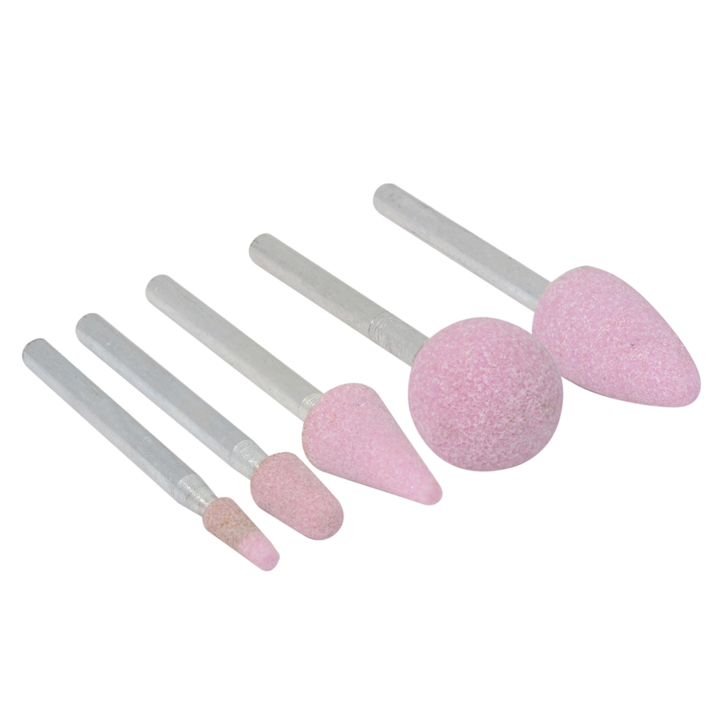 Juego de 5 puntas montadas óxido de aluminio rosas tipo B, Urrea