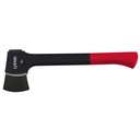 Hacha taladora de cabeza forjada en acero con mango de fibra de vidrio anti-impacto 14", Urrea